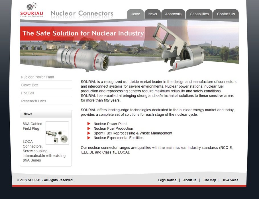 Nuclear connectors Website